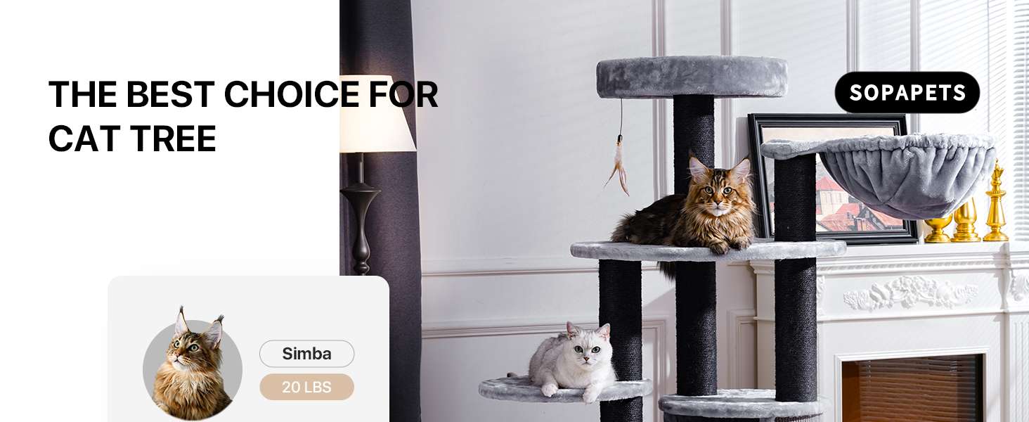 Torre rascador de lujo XL (163 cm) con 11 postes de sisal. Firmeza inquebrantable para gatos Maine Coon o grandes.