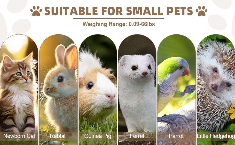Bascula digital de 30 kilos y pesa para mascotas con kit de crianza completo. Incluye collares de identificacion, cortauñas y registros de salud.