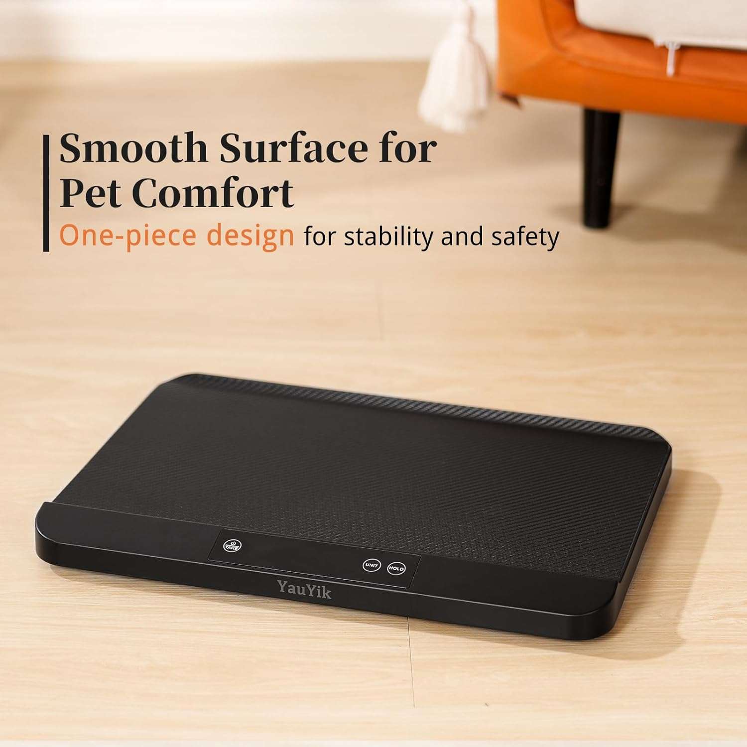 Bascula digital de 40 kilos para mascotas con funcion hold y superficie antideslizante. Pesa de precision para perros y gatos con pantalla LED.