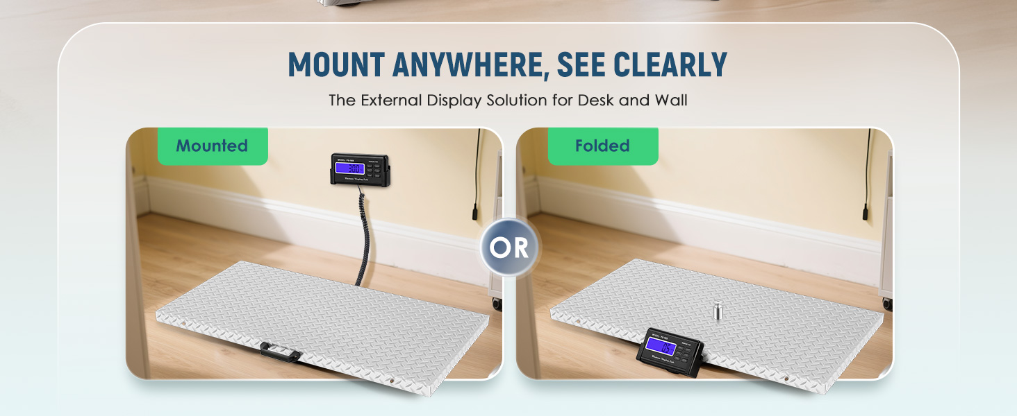 Bascula de Plataforma 500kg Digital Veterinaria para Perros Grandes y Ganado (103x53 cm) - Imagen 9