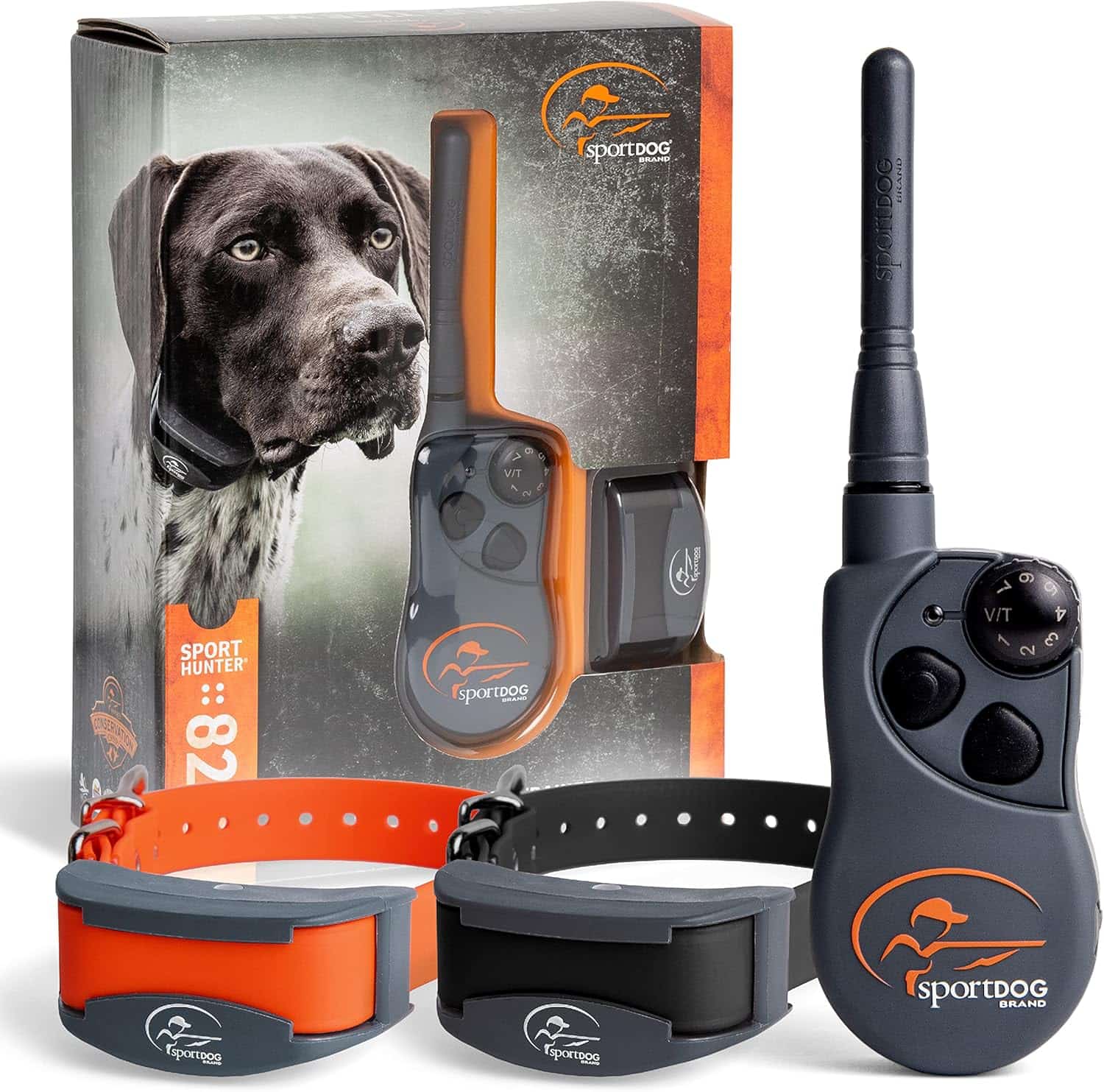 Collar de adiestramiento para perros alcance 800 metros impermeable y recargable con 21 niveles.