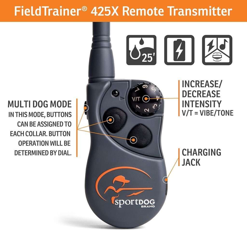Kit de collar de adiestramiento para 2 perros alcance 450 metros impermeable y recargable con vibracion.