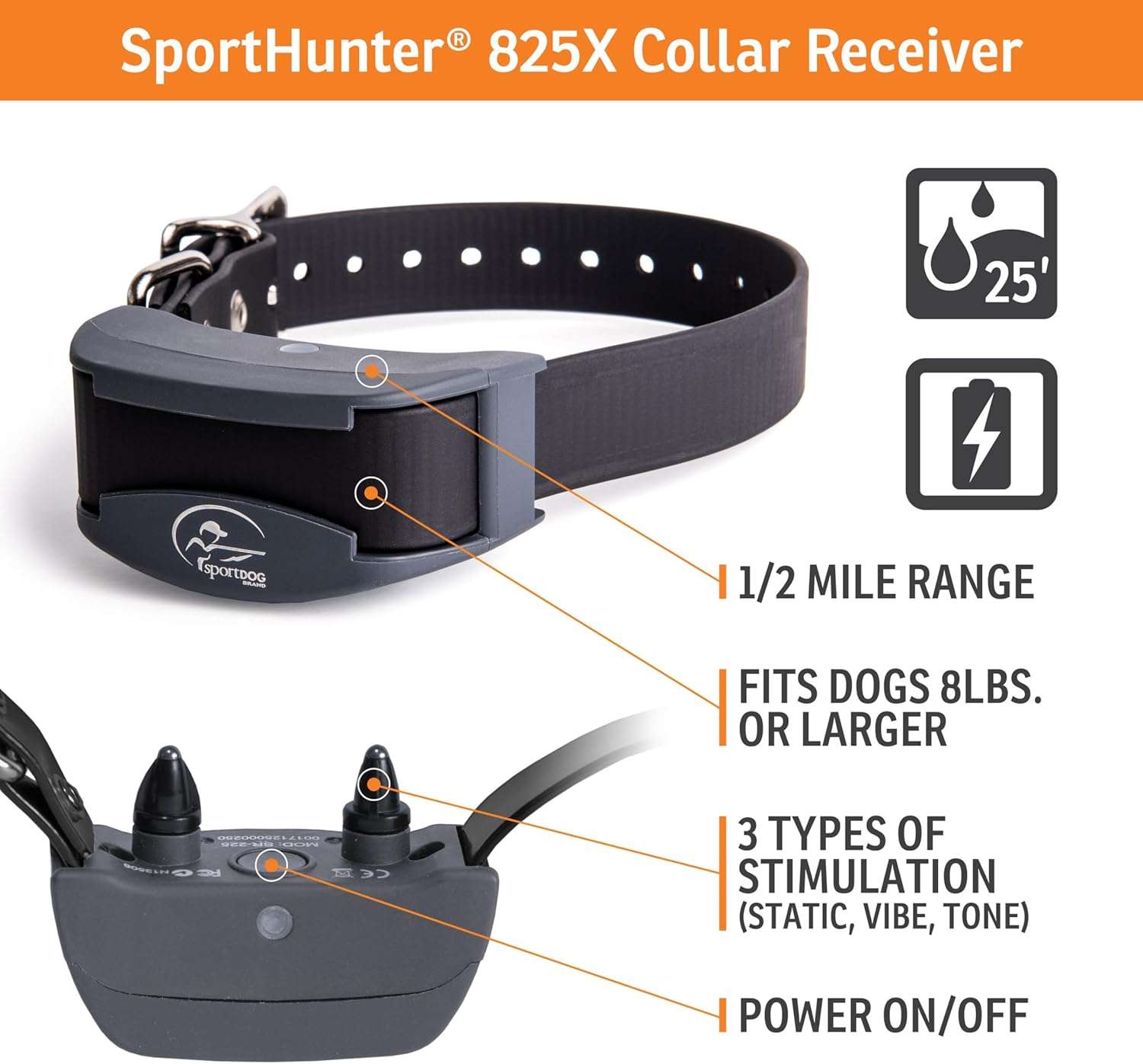 Kit de collar de adiestramiento para 2 perros alcance 450 metros impermeable y recargable con vibracion.