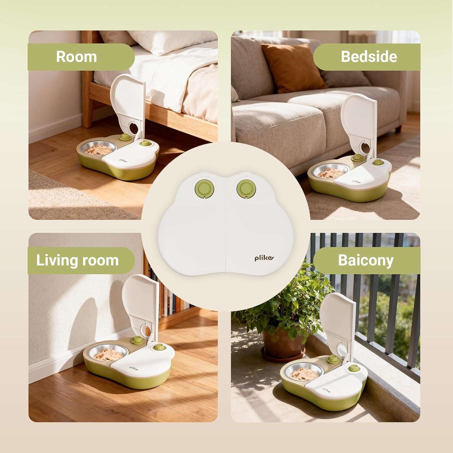 Organiza la alimentacion de tu mascota con este comedero de 48 horas. Incluye platos de acero inoxidable y pack de hielo para conservar la frescura de sobres y raciones secas.
