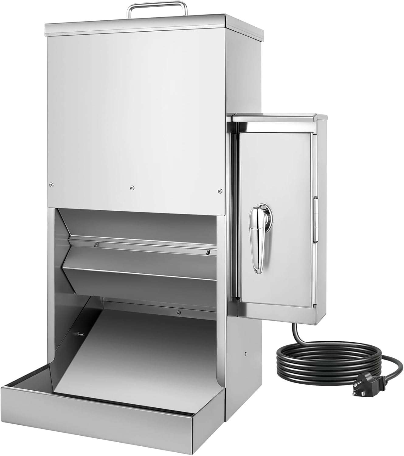Comedero automático programable de acero inoxidable capacidad 8 kilos para perros grandes.