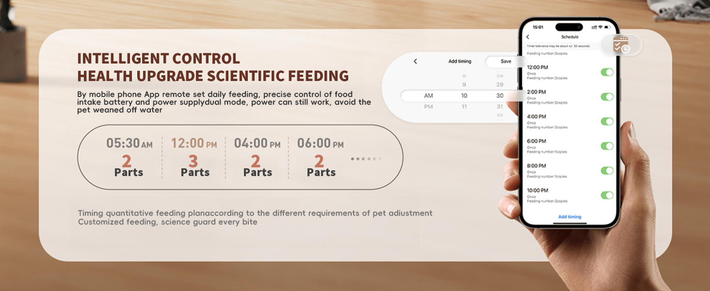 Kit de 2 kg y 2.5L con WiFi 5G y camara HD. Programacion por app, audio en tiempo real y filtracion de agua superior para la salud de gatos y perros pequeños.