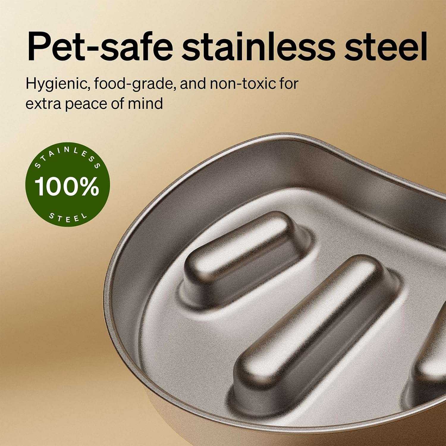 Comedero inteligente para gatos con camara HD 1080P plato de alimentacion lenta de acero inoxidable y capacidad de 2 kg color blanco.