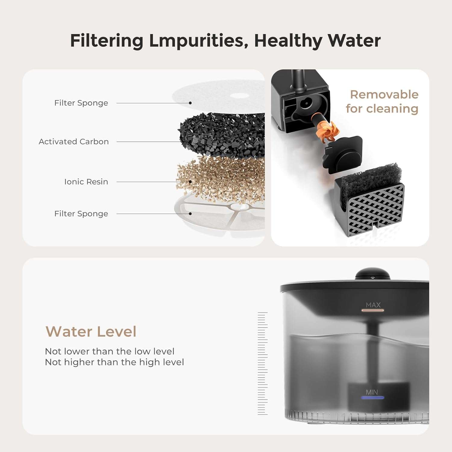 Kit de 1.3 kg y 3 litros con WiFi. Permite programar raciones exactas, incluye filtracion de agua avanzada, respaldo de bateria y control total desde el celular para tu mascota.