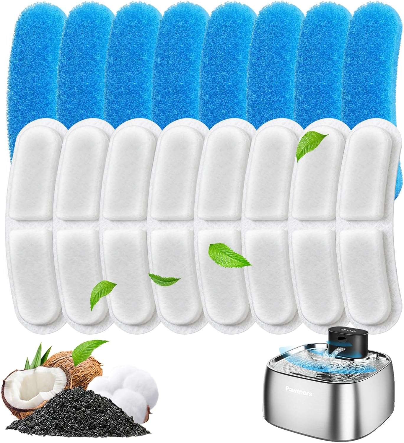 Fuente de agua inalambrica 3.2 litros acero inoxidable para gatos y perros con sensor de movimiento y motor externo de seguridad.