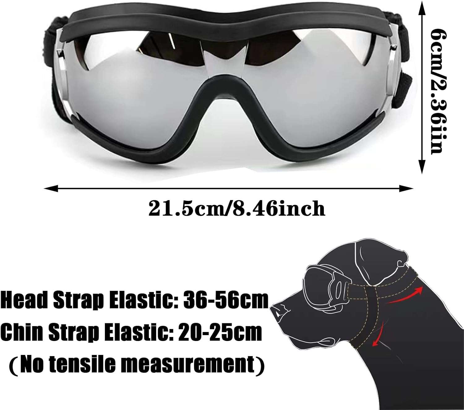 Gafas protectoras para perros con lentes antiarañazos y resistencia al agua para moto.