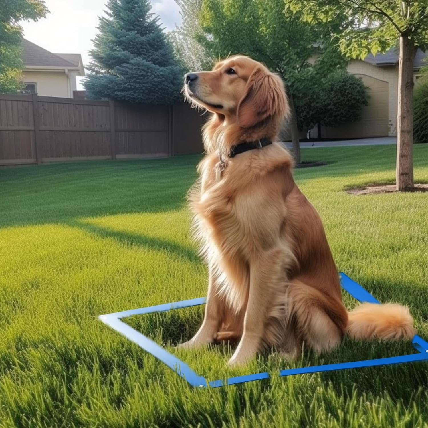 Kit de agility para perros con circuito de obstaculos, vallas, slalom y aro. Equipo de adiestramiento portatil.