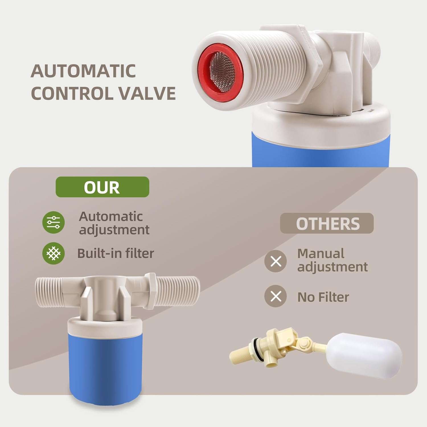 Bebedero solar de exterior de 3 litros en acero inoxidable para perros y ganado con sistema de relleno automatico.