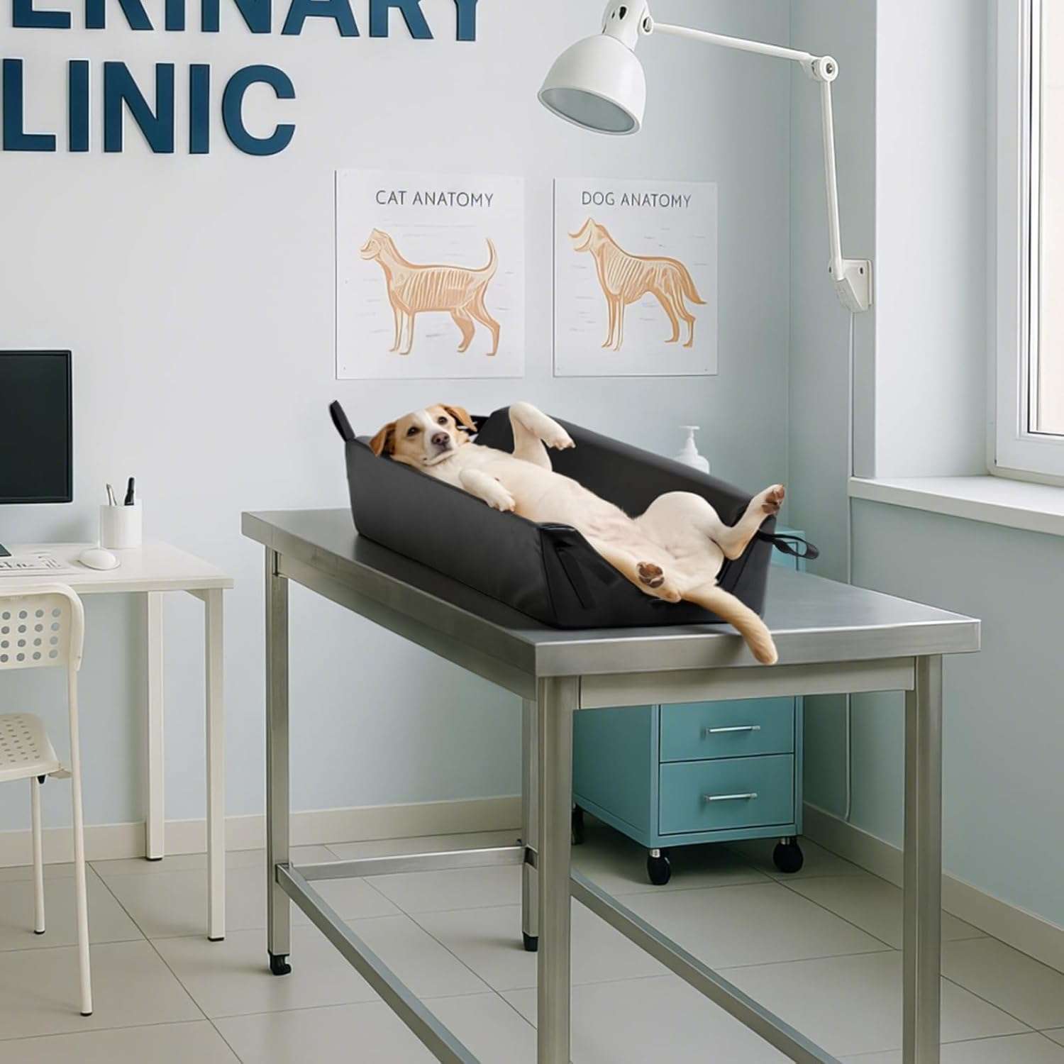 Cojin Posicionador Veterinario 75x34x20 cm para Ecografias y Rayos X Impermeable - Imagen 6