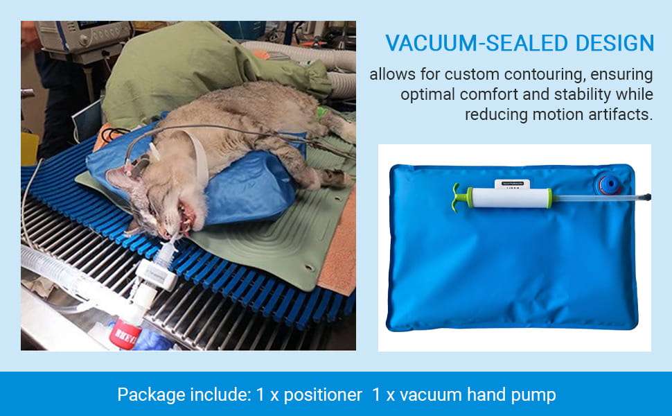 Colchon posicionador de vacio veterinario moldeable para cirugia y rayos x en perros y gatos