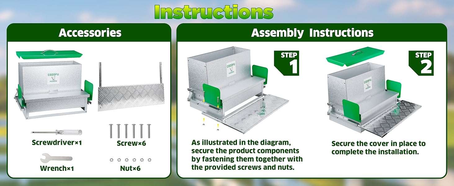 Comedero automatico tipo tolva para gallinas de 11 kg y 18 kg con sistema anti desperdicio.