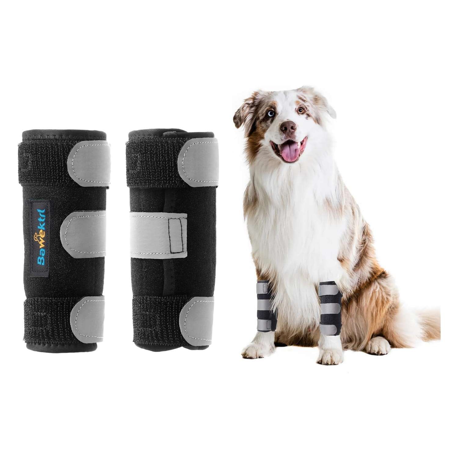 Ferula ortopedica perro pata delantera muñequera carpo soporte metal artritis esguince