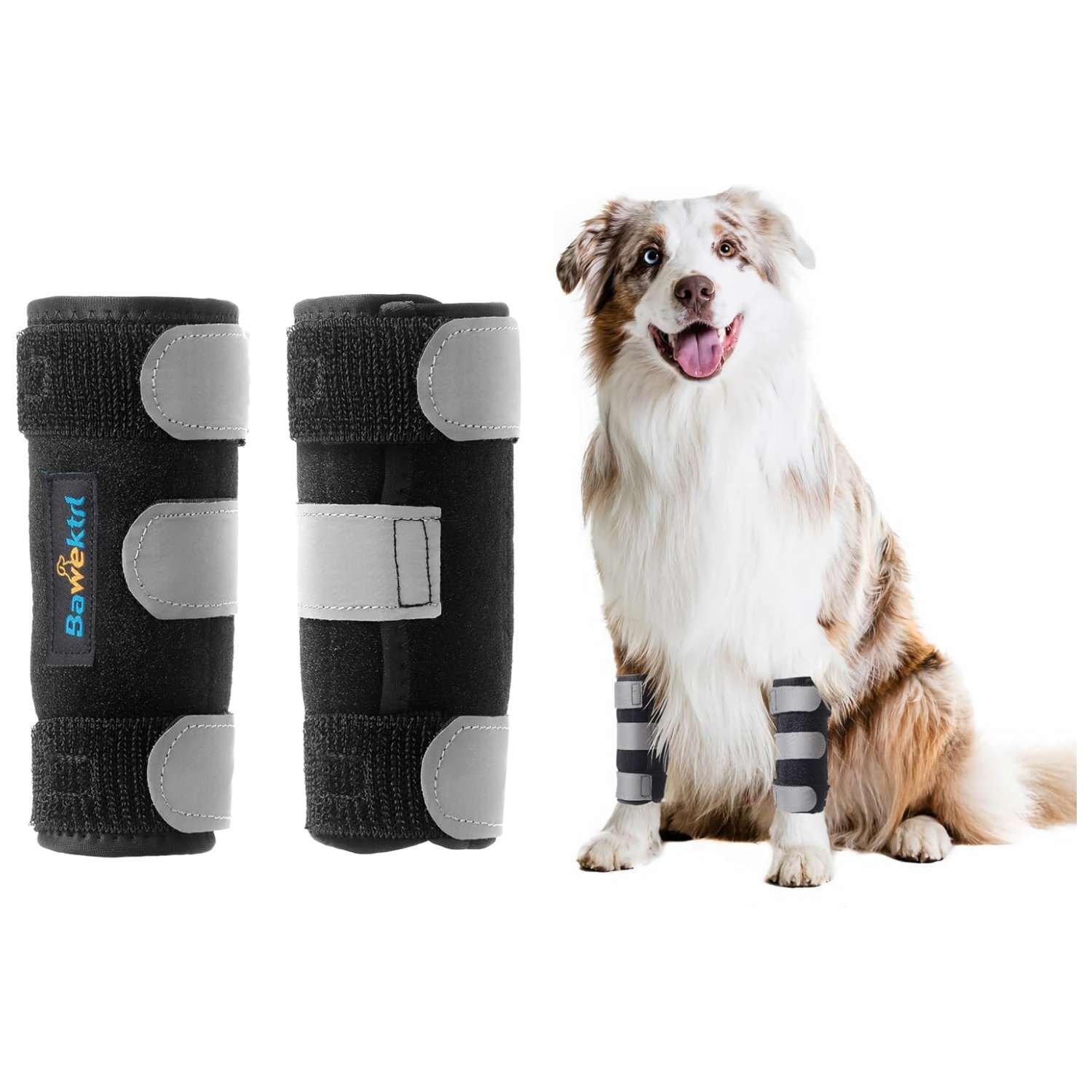 Ferula ortopedica perro pata delantera muñequera carpo soporte metal artritis esguince