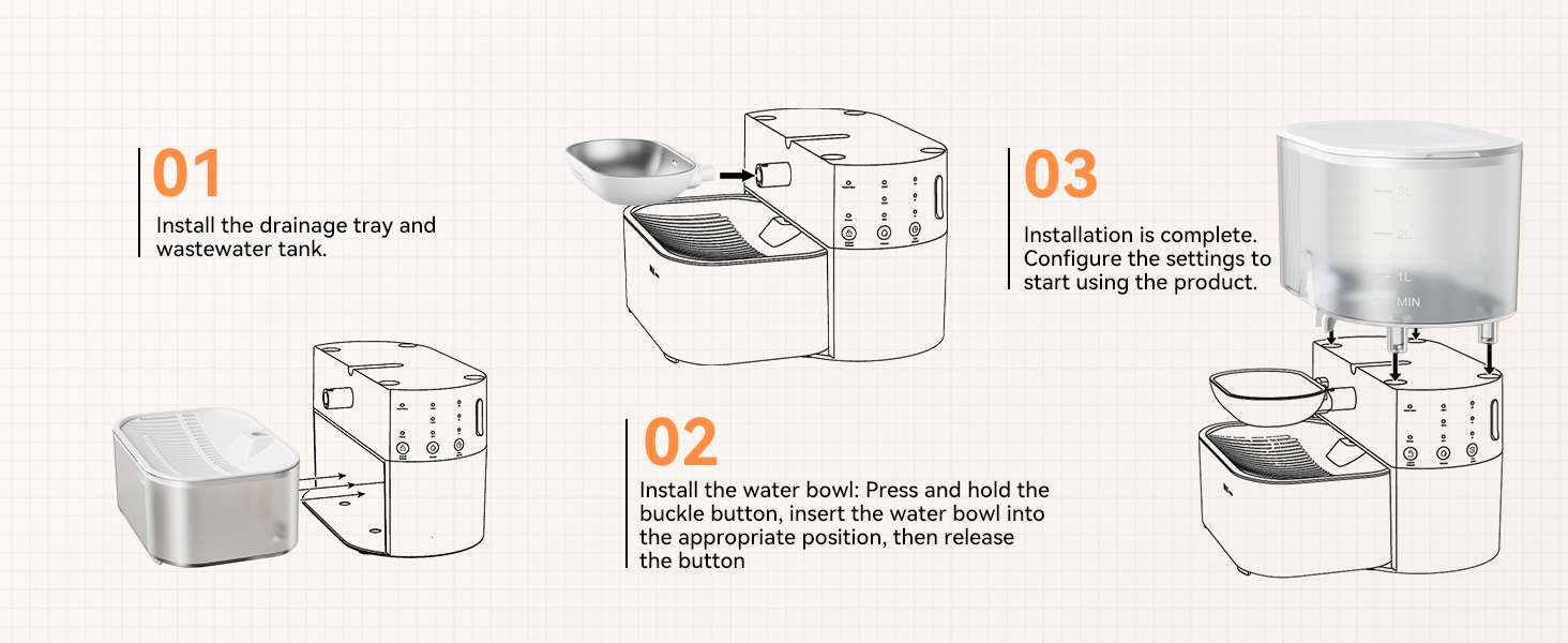 Fuente de agua para gatos autolimpiable sin filtros de 3.5 litros inalambrica con bateria de 180 dias.