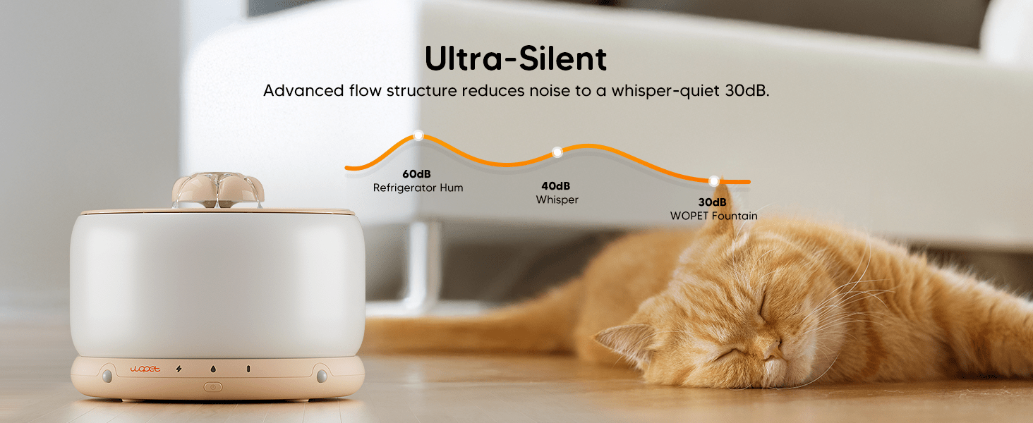 Fuente de agua de ceramica inalambrica de 3 litros para gatos con sensor de radar y bateria de larga duracion.