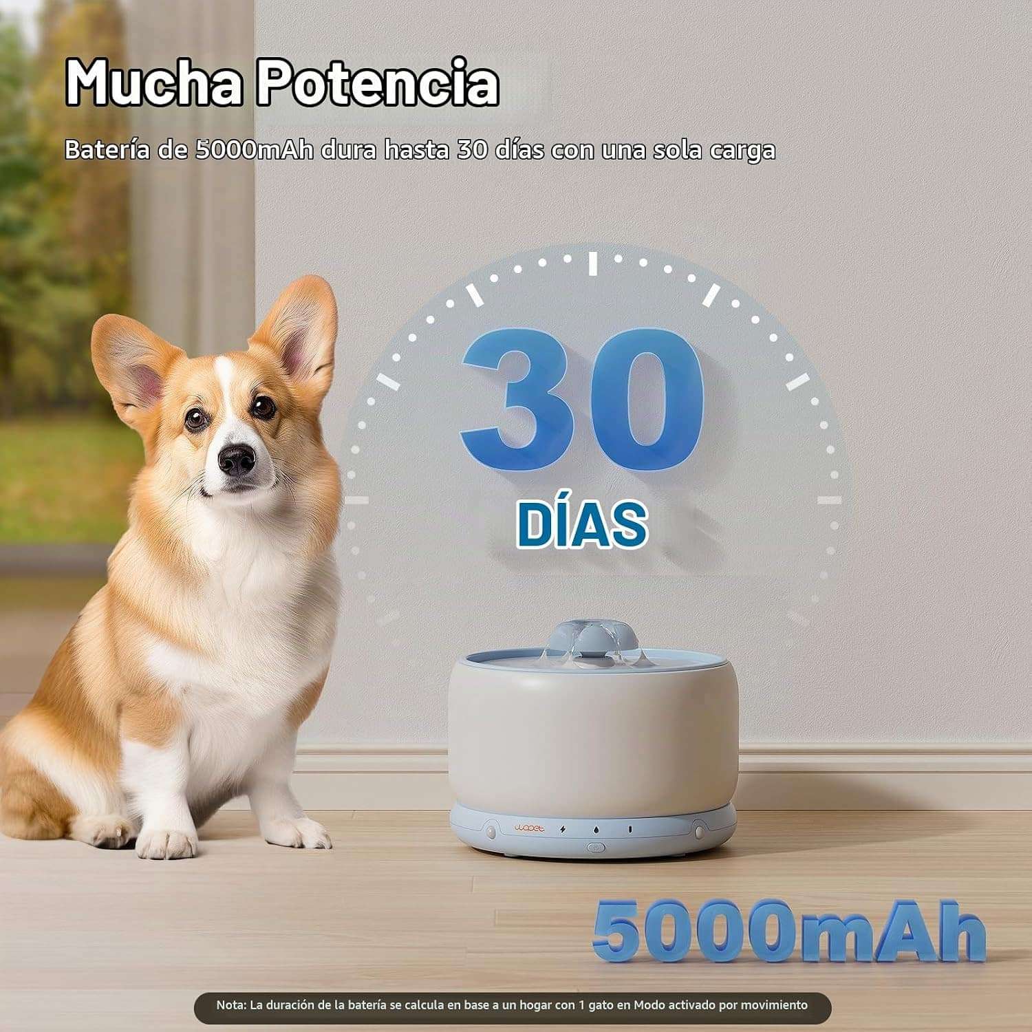 Fuente-de-Agua-Inalambrica-Ceramica-3-Litros-Gatos-Sensor-Radar-y-Bateria-5000-mAh