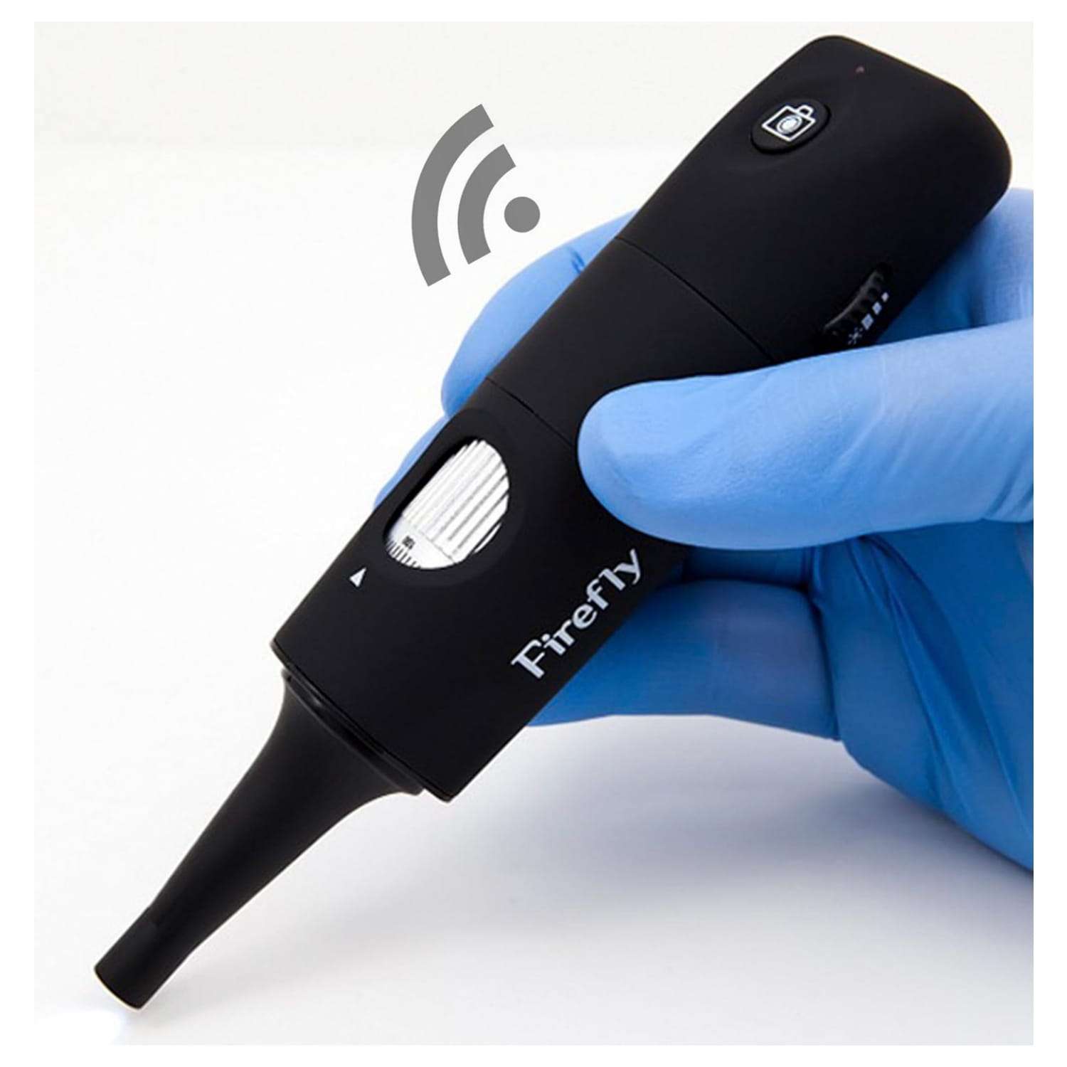 Otoscopio de video digital veterinario inalambrico con conexion a pc para examenes de oidos y piel.