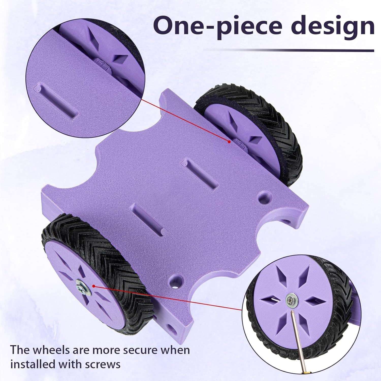 Silla de ruedas miniatura ultraligera para mascotas pequeñas con ruedas silenciosas.