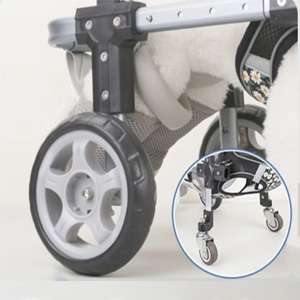 Silla ruedas perro aluminio aviacion ajustable patas traseras carrito ortopedico rehabilitacion