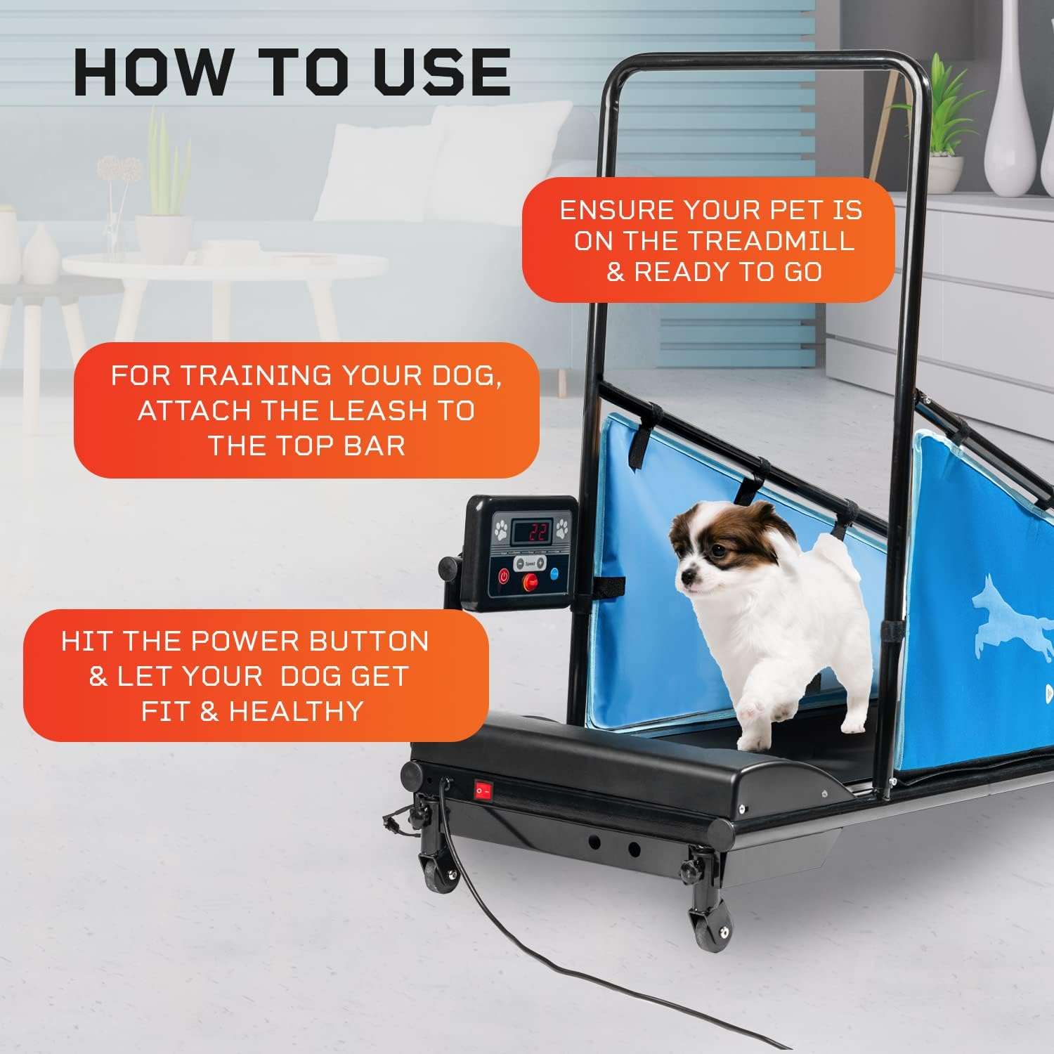 Trotadora electrica para perros pequeños y medianos silenciosa con control remoto pawrunner
