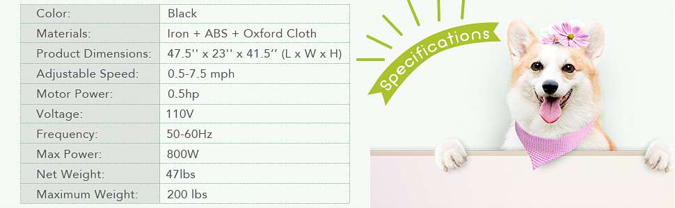 Trotadora electrica para perros con control remoto e inclinacion soporta 100kg