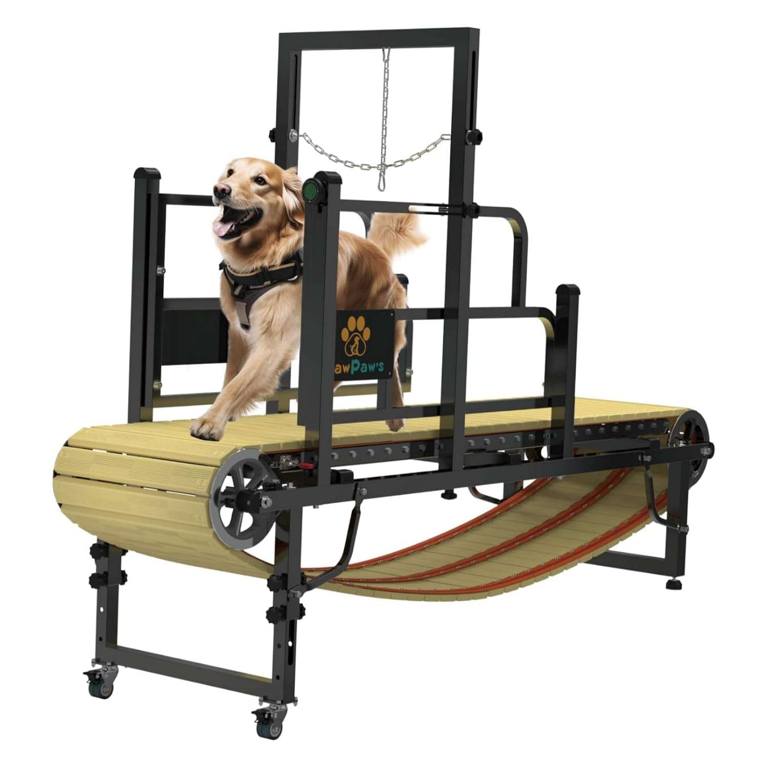 Trotadora slatmill mecanica para perros grandes 200x60 cm sin motor acero al carbono