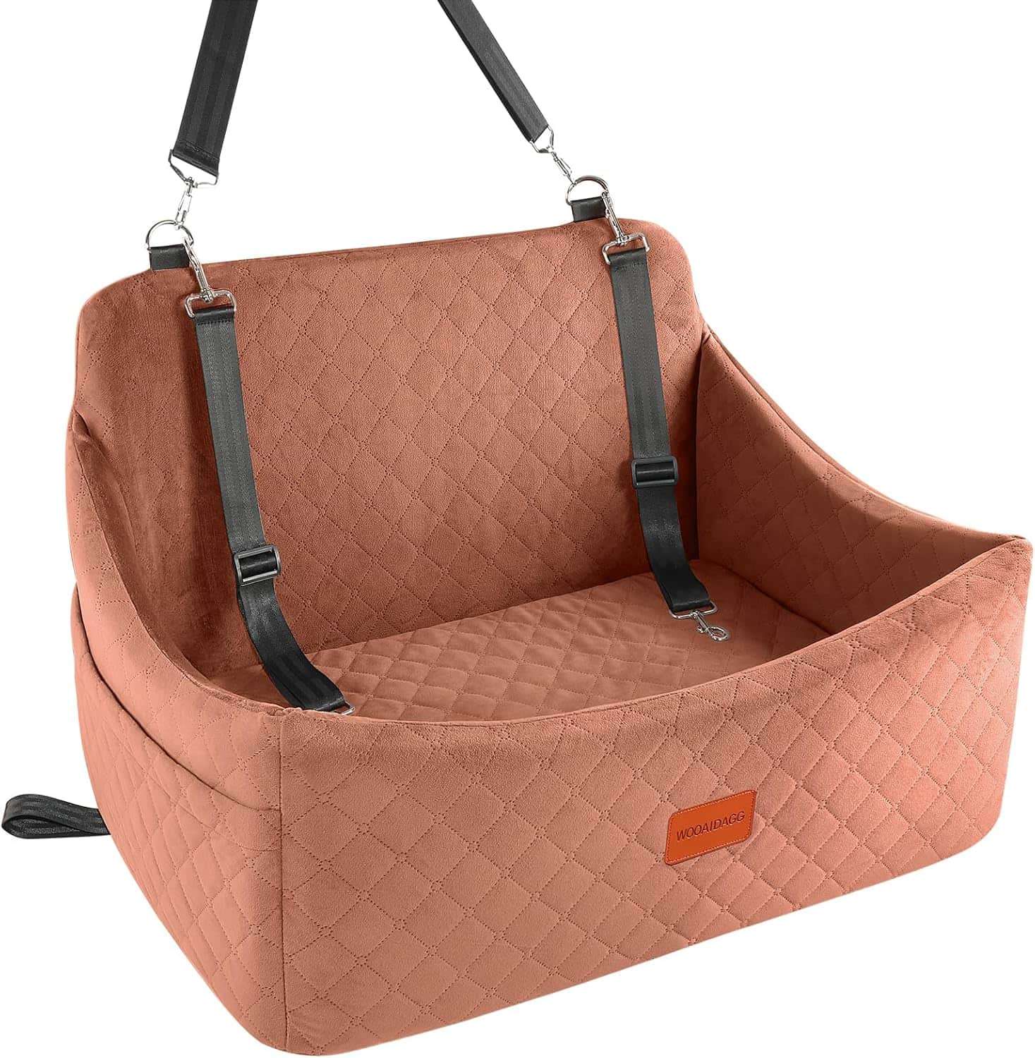 Asiento cama auto perro grande 76x53 cm memory foam ortopedica bulldog ingles border collie lavable