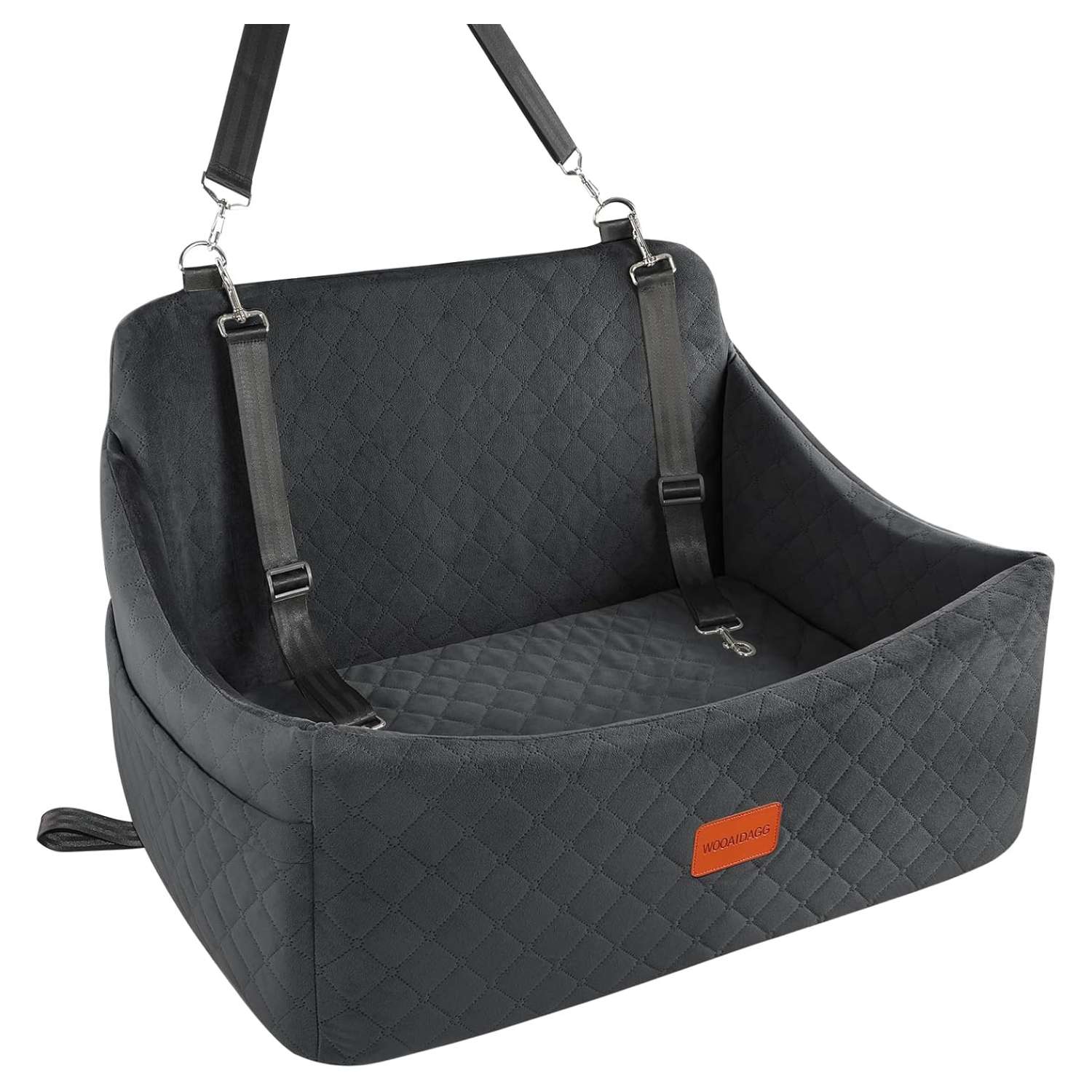 Asiento cama auto perro grande 76x53 cm memory foam ortopedica bulldog ingles border collie lavable