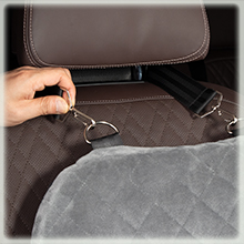 Asiento elevado auto perro 48x48x48 cm vista panoramica bulldog frances pug hasta 14kg anti mareo cubo