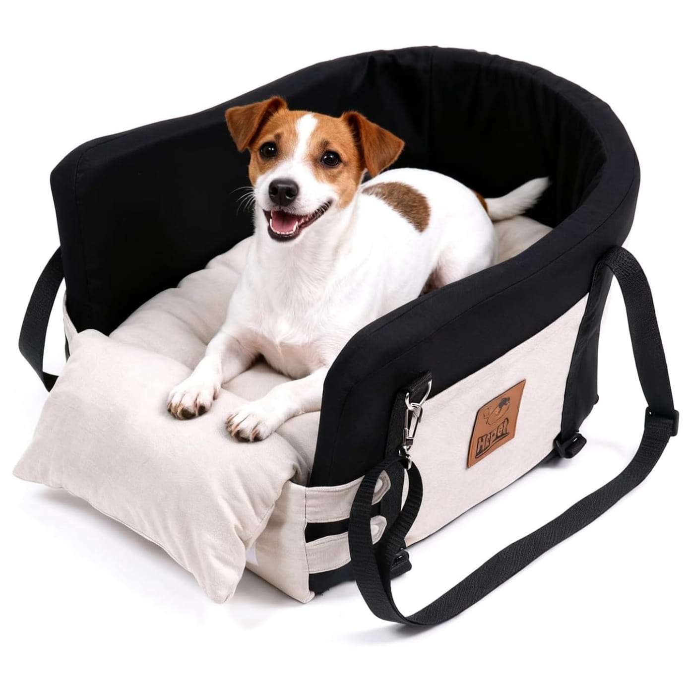 Asiento consola central perro auto apoyabrazos 41x24x21 cm razas pequeñas chihuahua yorkshire anti mareo