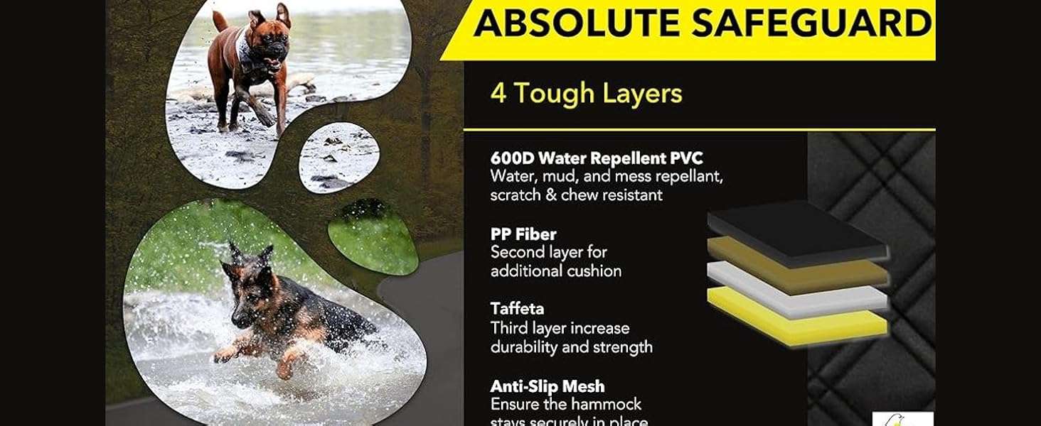 Cubre asiento perro auto hamaca premium ventana malla cinturon seguridad impermeable protector tapiz accesorios