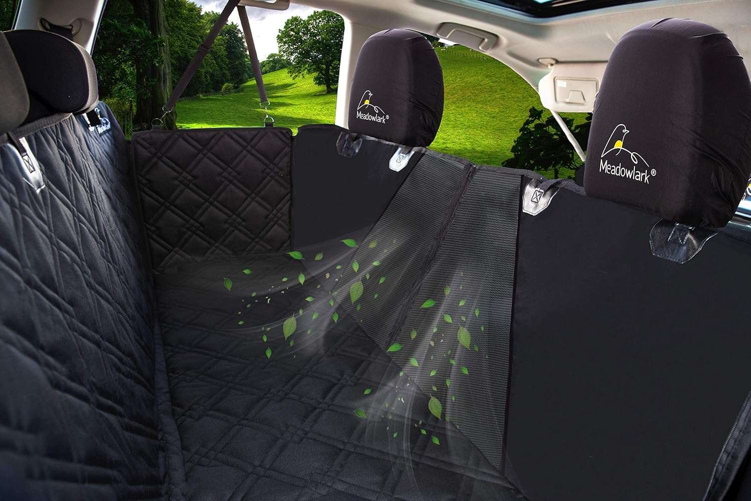 Cubre asiento perro auto hamaca premium ventana malla cinturon seguridad impermeable protector tapiz accesorios