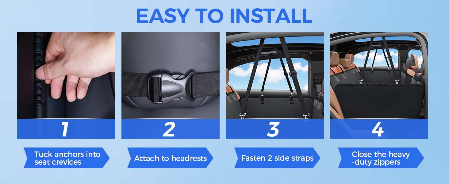 Cubre asientos perro camioneta base dura ecocuero F150 RAM 142x76 cm impermeable soporta 190kg plataforma rigida