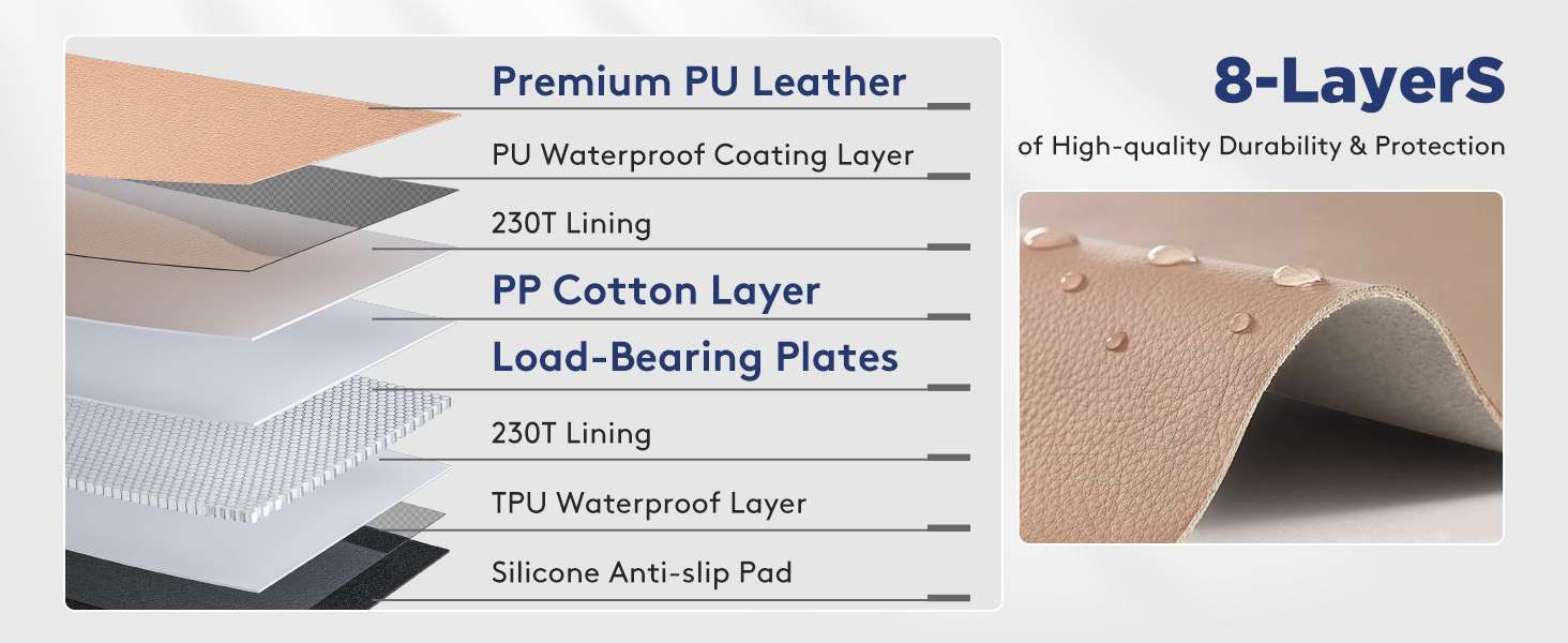 Cubre asientos perro auto base rigida ecocuero 132x63 cm soporte 180kg impermeable perro gigante SUV