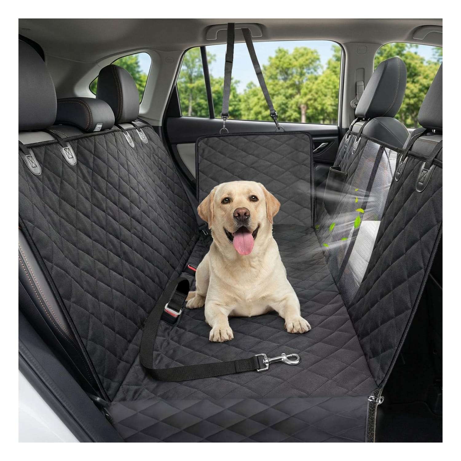 Cubre asientos auto perro hamaca ventana malla 137x147 cm impermeable aire acondicionado antideslizante ansiedad
