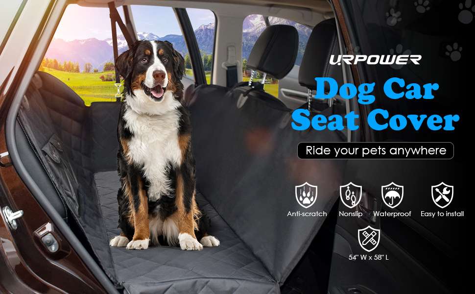 Cubre asientos auto perro hamaca impermeable proteccion puertas antideslizante suv camioneta viaje seguro