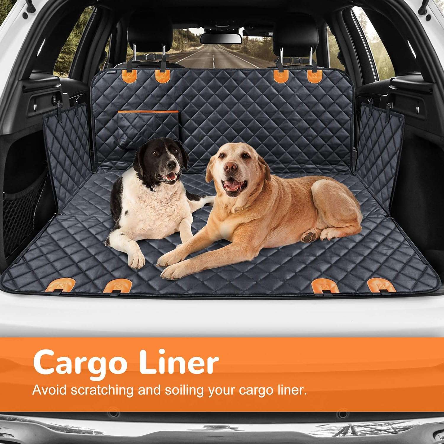 Cubre asientos auto perro hamaca impermeable proteccion puertas antideslizante suv camioneta viaje seguro