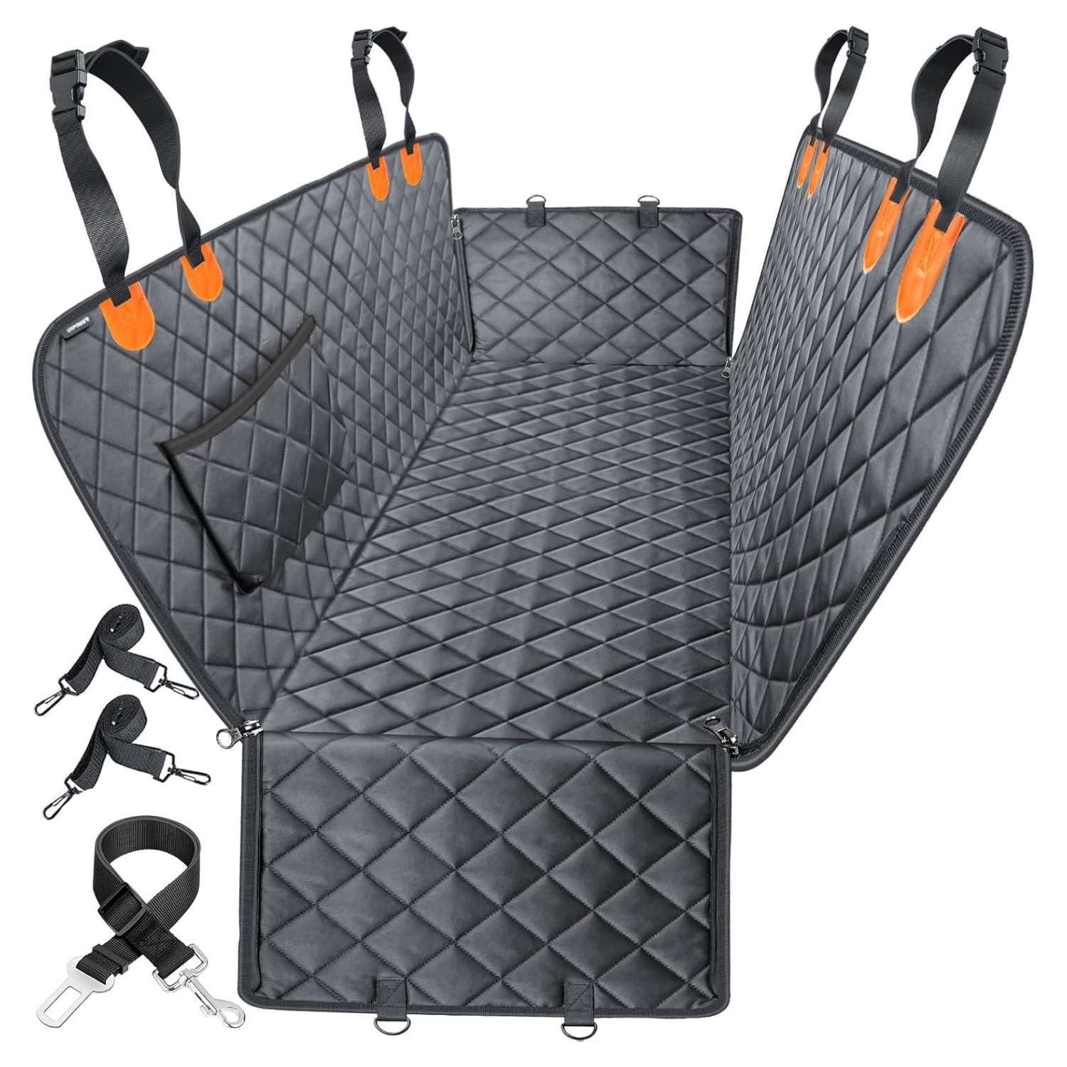 Cubre asientos auto perro hamaca impermeable proteccion puertas antideslizante suv camioneta viaje seguro