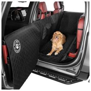 Cubre piso y puertas para perro camioneta F150 RAM Silverado doble cabina impermeable Shark Tank