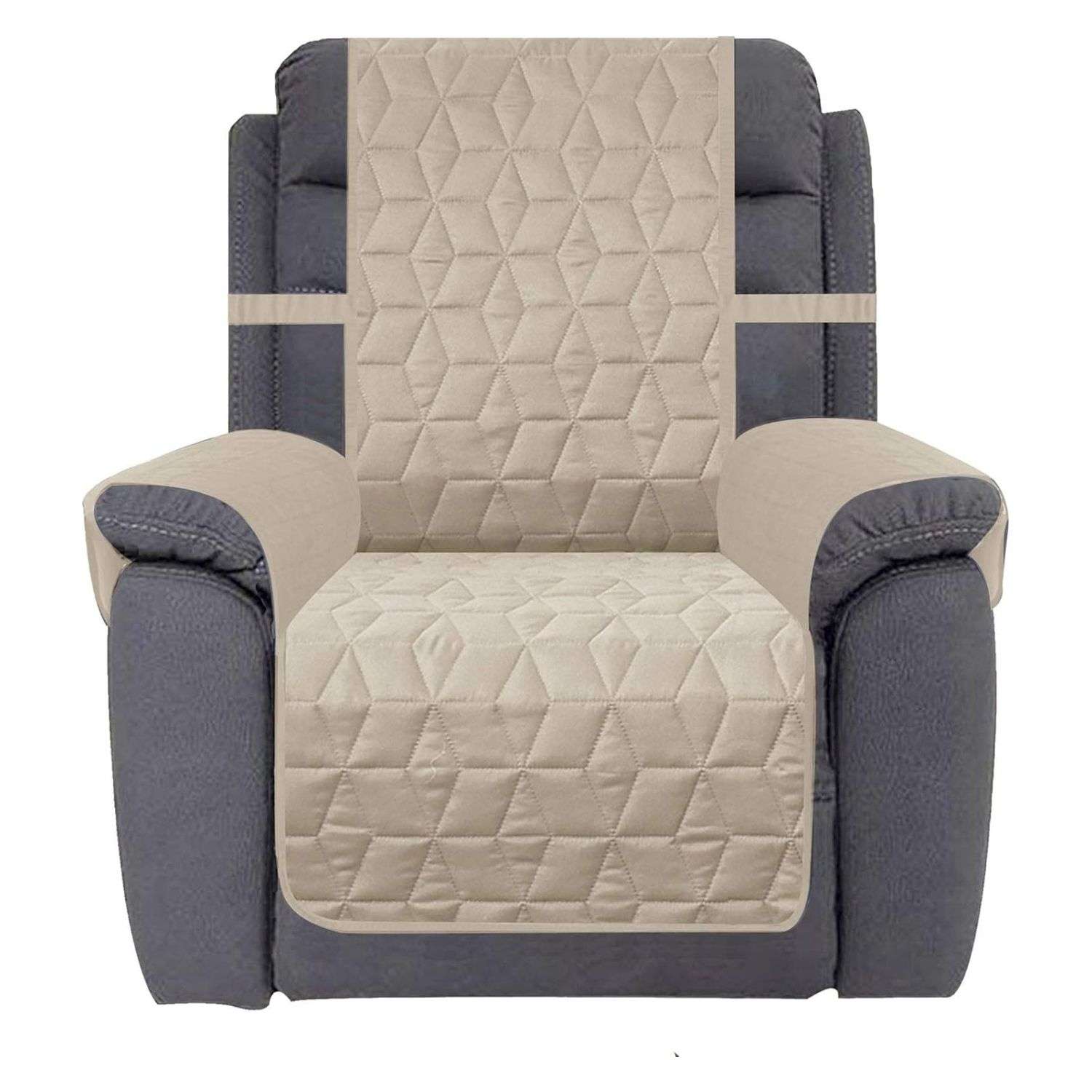Cubre sillon reclinable berger impermeable funda sofa 5 capas antideslizante perros gatos bolsillos lavable
