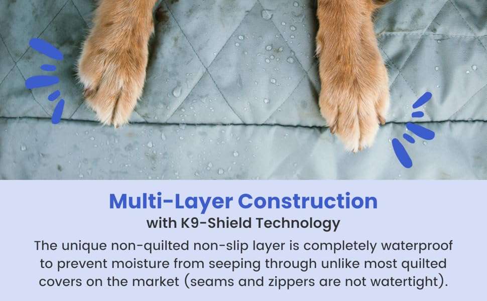 Cubre asiento trasero perro auto suv hamaca impermeable poliester 600d protector tapiz mascotas antideslizante