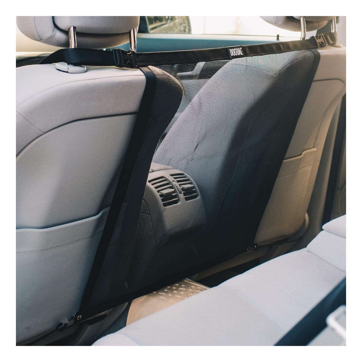 Malla separadora auto perro red barrera seguridad asientos delanteros universal transpirable accesorios viaje