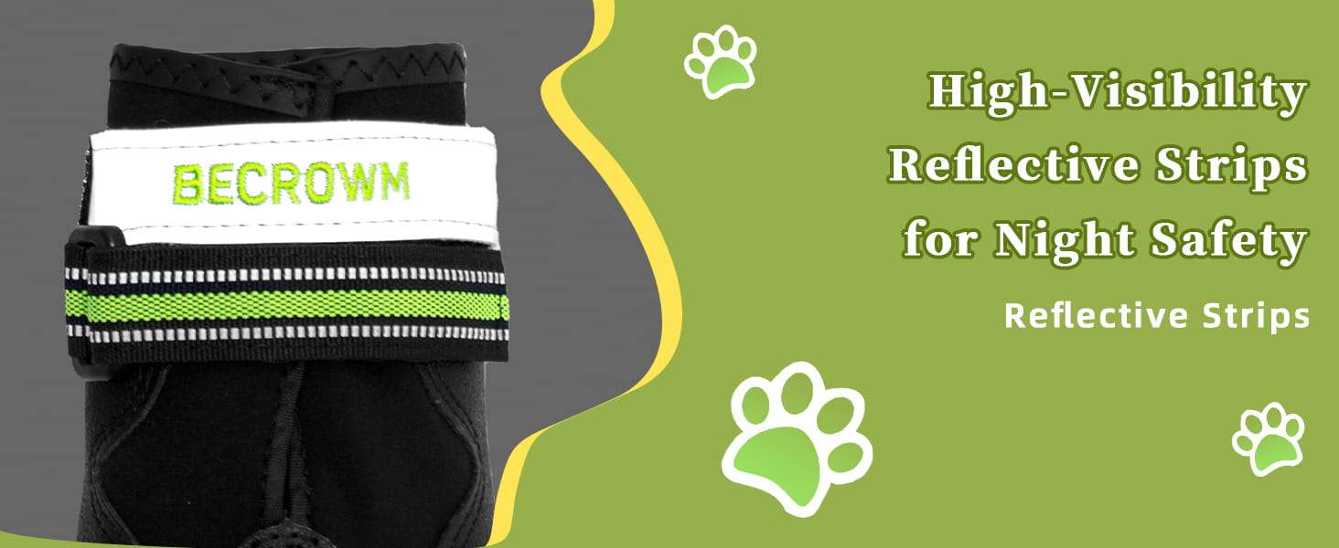 Zapatos perro impermeable todo terreno bordado huella pavimento caliente lluvia antideslizante reflectante