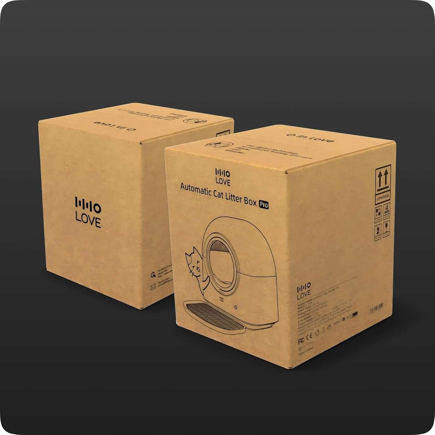 caja de arena autolimpiante inteligente para gatos con sistema anti pellizcos y desodorizador integrado