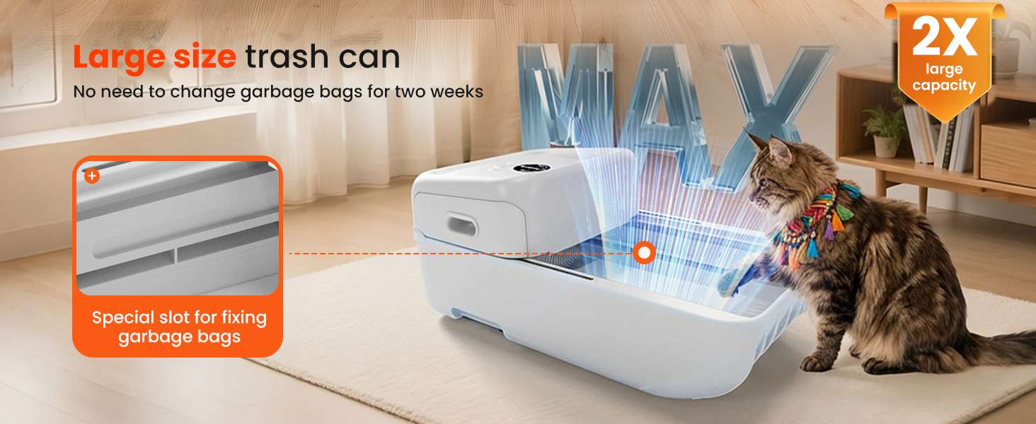 arenero automatico gatos abierto wifi 81x45x34 centimetros sin tapa ideal para chile