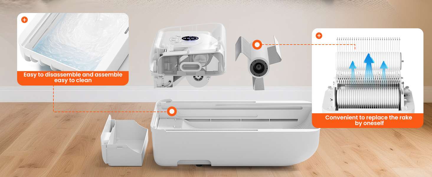 arenero automatico gatos abierto wifi 81x45x34 centimetros sin tapa ideal para chile